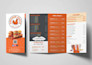 design bifold or trifold restaurant menu print ready